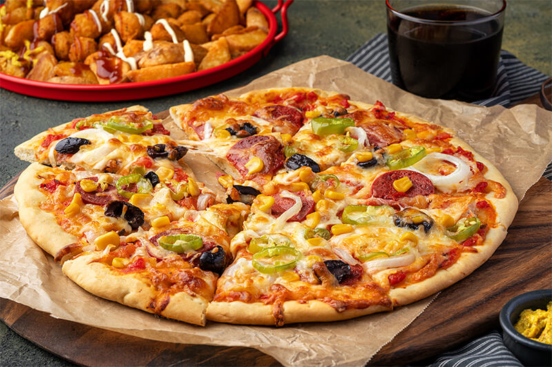Hvor mange kalorier er der i en pizza?